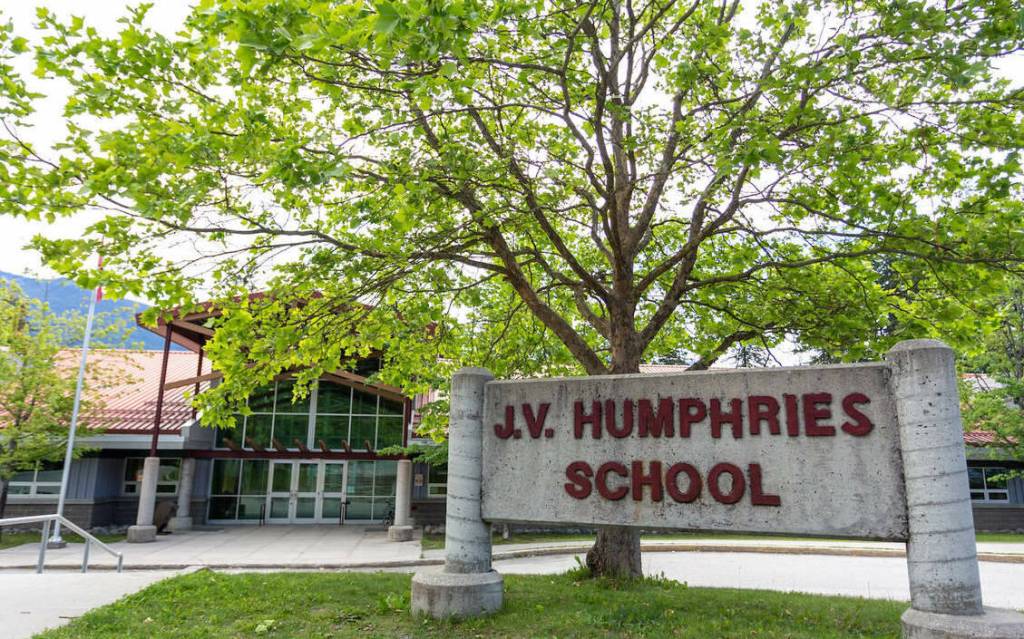 J.V. Humphries School in Kaslo. (School District 8)